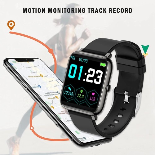 Hero Band III Smartwatch Fitnessuhr Armbanduhr Tracker Touch Screen Bluetooth - Zdjęcie 2 z 3