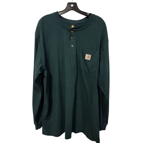 Loose Fit Heavyweight Longsleeve Pocket Henley Longsleeve - Bild 2 von 6