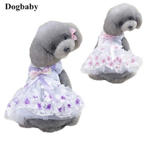 Dog-Puppy-Dress-For-Smaller-Breeds-Flower-Tutu-Pink-or-Purple