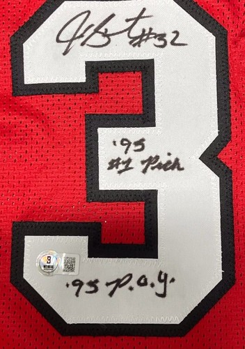 Joe Smith signed basketball jersey Warriors Maryland COA with inscriptions auto - Picture 2 of 3