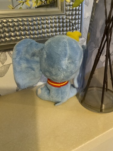 Dumbo Plush Toy Teddy 7” Beanie Cuddly Elephant - Picture 6 of 8