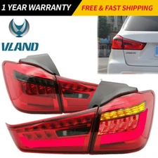 For Mitsubishi ASX Outlander Sport 2012-18 Red LED Tail Lights Rear Lamps Pair