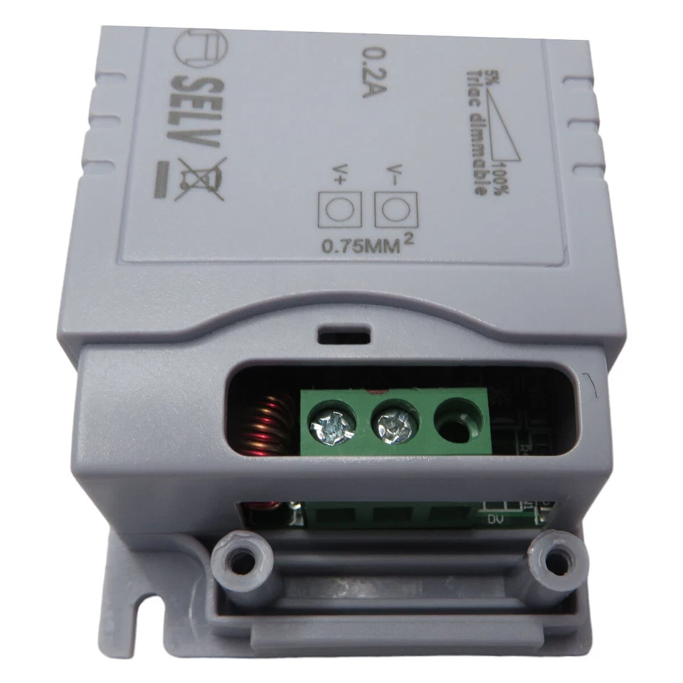 Dimmbarer LED Trafo 1-45 Watt 12V DC TRIAC Dimmer Netzteil Driver dimmbar - Bild 4 von 4