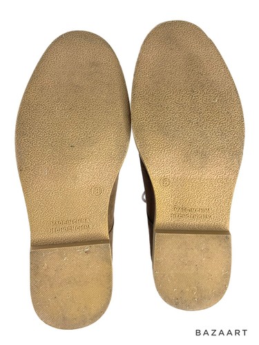 Old Navy Men Buck Oxfords Tan Faux Suede Size 8 - Picture 9 of 9