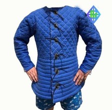 Medieval Thick Padded Gambeson suit of quilted costumes sca larp