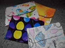 Handmade cotton gift card money holders