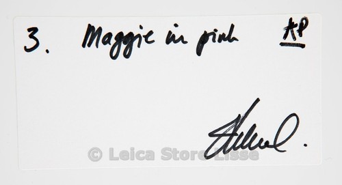 SIGNED DIBOND PICTURE " MAGGIE IN PINK " MADE BY TOP MODEL HELENA CHRISTENSEN - Picture 4 of 11