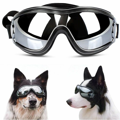 NEU Hundebrille Sonnenbrille Winddicht UV-Schutz für mittelgroße große Hunde Brille - Bild 11 von 12