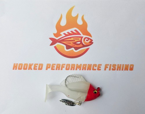 HOOKED PF 3" Soft Plastic Sunfish Sinking Jig Spinner Bait Fishing Lure 12 Clr - Picture 16 of 68