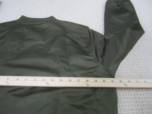 Justify Jacket Girls Juniors Large Green Full Zip Up Casual Patches Polyester - Picture 6 of 8