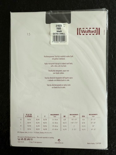 Wolford 15 Stay-Up XS Extra Small Black - Bild 2 von 2