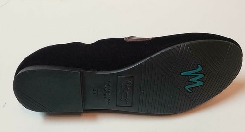 NIB Beautiful Designer MANUELA DE JUAN Burgundy Velvet Shoes Size 34 SPAIN - Picture 12 of 12