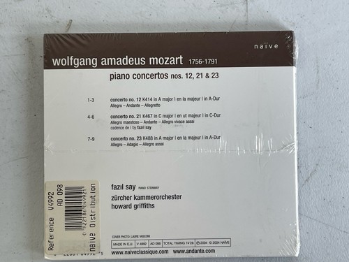 KLAVIERKONZERTE 12,21,23 CD NEW+ MOZART,WOLFGANG AMADEUS - Picture 3 of 6