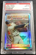 1993 ROBIN YOUNT FINEST REFRACTOR #192 PSA 9 BREWERS HOF (192)