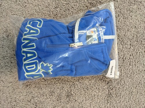 Canada Vancouver 2010 Olympics Pullover Mens Extra Small Blue Fleece Elevate - Picture 13 of 13