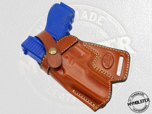 SOB Small Of the Back Leather Holster Fits Springfield Armory XD-45, 4" - Picture 5 of 7