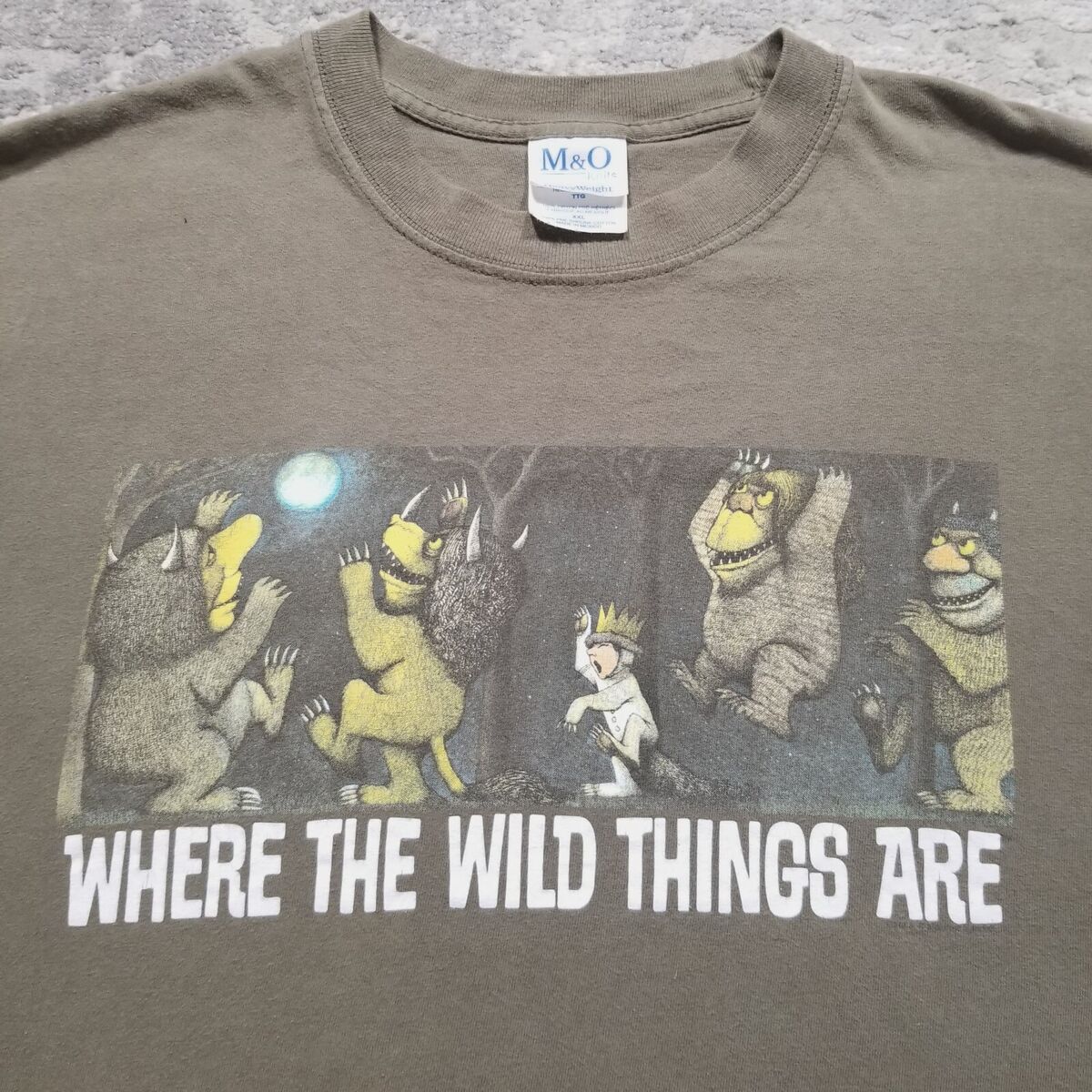 Where The Wild Things Are Book Cover Unisex T-Shirt Adult Where The Wild Things Are Book Cover Unisex T-Shirt Adult