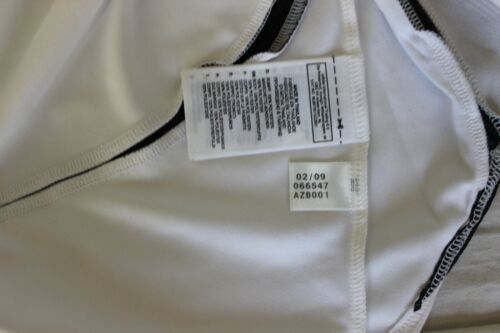 Adidas Aquilla Climacool Long Sleeved Football Shirt Jersey White/Black Size XXL - Picture 4 of 6