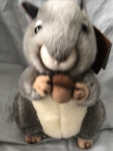 Miyoni by Aurora Squirrel Gray 2016 Plush Stuffed Animal 8" - Picture 5 of 10