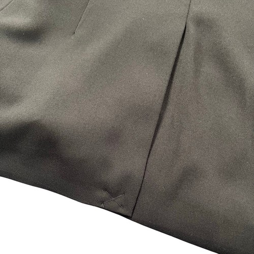 H&M Tuxedo Jacket Womens Large Black Crepe Unstructured Satin Lapels - Picture 6 of 16