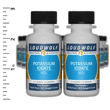 Potassium Iodate 7 Oz Total 20 Bottles ACS Reagent Grade Fine Powder