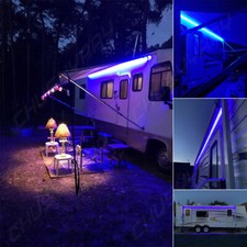 12V Premium RV Awning LED Light Strip Boat Camper Deck Xmas Decor RGB LED Color