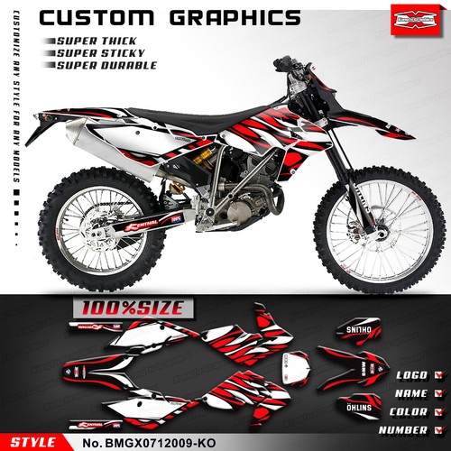 Kit de calcomanías de vinilo Kungfu Graphics MX para BMW G450X 2007 2008 2009 2011 2012 - Imagen 15 de 18