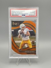 2020 Panini Select - Field Level Orange Prizm Die-Cut #344 Justin Herbert (RC)