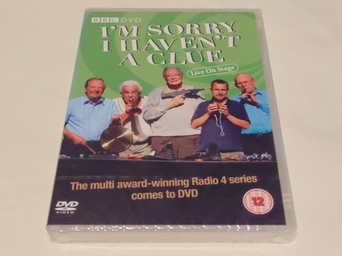 I’m Sorry I Haven’t A Clue: Live On Stage – Region 2 DVD 2008 BBC – Brand New