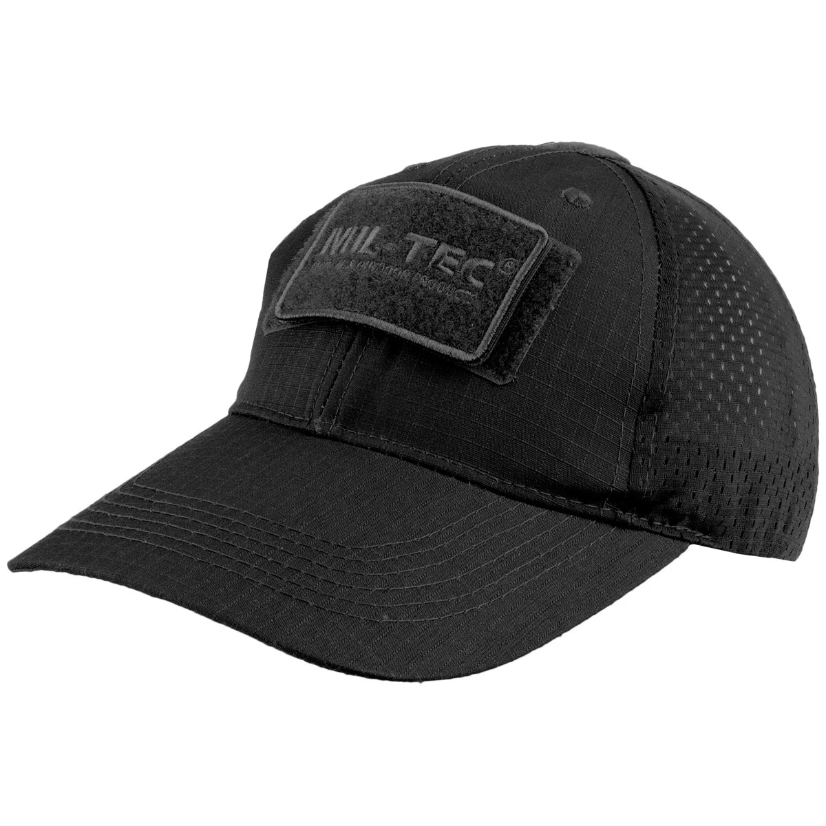 Mil-Tec Berretto Commando Beanie | Unisex Taglia Unica Nero Con Occhielli E Tergisudore - 3