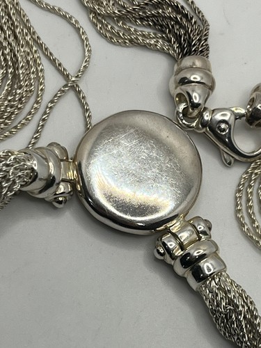 Roman Empire replica coin multi strand sterling silver necklace Italy vintage - Picture 9 of 18