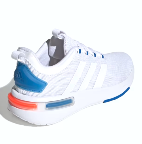 ADIDAS RACER TR23 SIZE 9~12 WHITE ROYAL BLUE MEN'S RUNNING TRAINING GYM SHOES - Picture 4 of 9