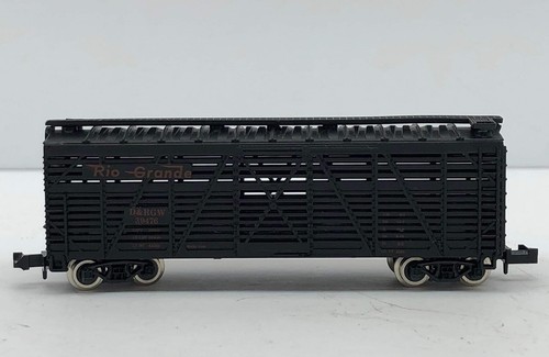 N Scale Atlas No.3522 40'Box Stock Car Railroad Train Rio Grande D&RGW #39476. - Picture 2 of 12