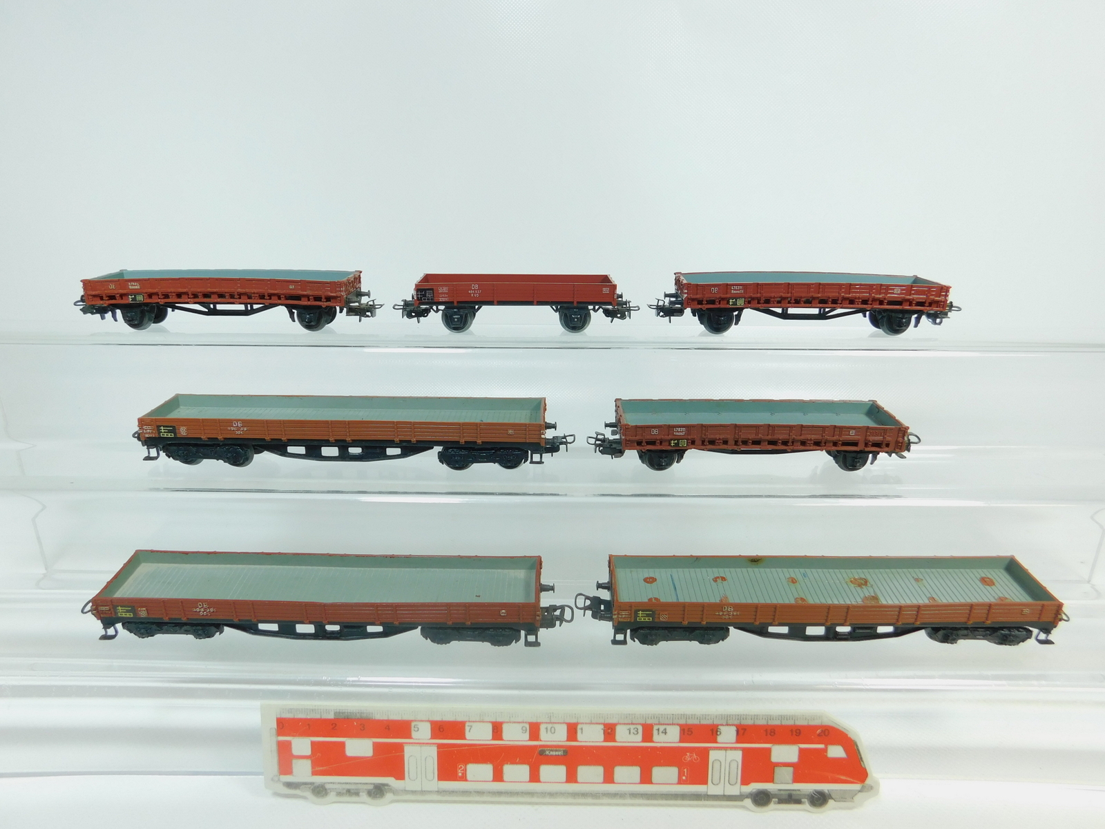 BN815-1 x Märklin H0 Ac Wagon à Bords Bas Db 313 1 +496 391+ 464 637 BN815-1 x Märklin H0 Ac Wagon à Bords Bas Db 313 1 +496 391+ 464 637