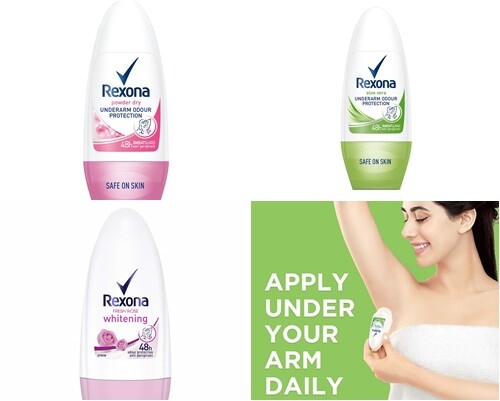 Rexona Women Fresh Lily Advanced Whitening Shower Fresh Aloe Vera Roll On, 50ml - Picture 2 of 31