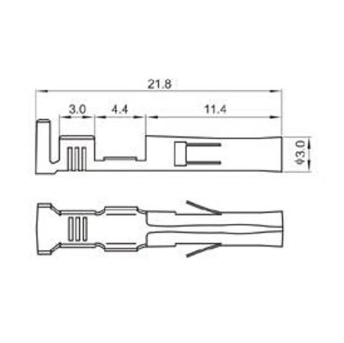 Arlows 10x cable lugs KB suitable for CEV handlebar fitting switch unit