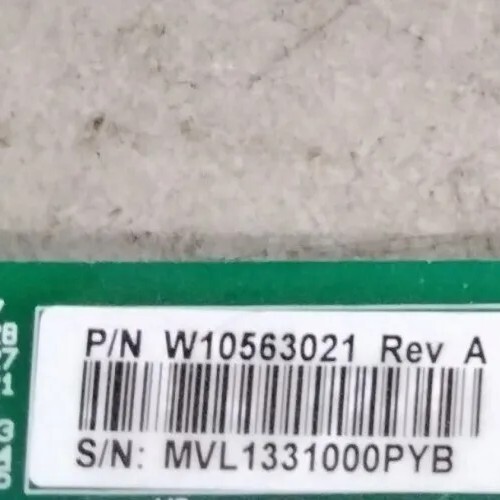 Whirlpool Washer Control Board Part # W10563021 Rev A - Bild 2 von 3