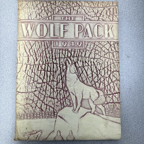 Yearbook Vintage 1949 The Wolf Pack N.R. Crozier Technical Dallas TX High School - Picture 1 of 18