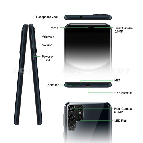 New 2025 6.6" Android Smartphone Cell Phone Unlocked 3+32GB Dual SIM 8Core Cheap - Picture 8 of 37