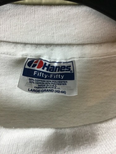 vintage single stitch T Shirt Bakersfield California US flag sz L made in USA - Picture 2 of 3