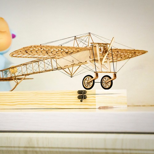 DWH VX14 1:23 Scale 380mm Wingspan Airplane Static Wooden DIY Building S5A1 - Picture 10 of 11