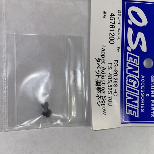 OS 4C VENTILEINSTELLSCHRAUBE UND SICHERUNGSMUTTER 1 SATZ NEU IN VERPACKUNG - Bild 1 von 2