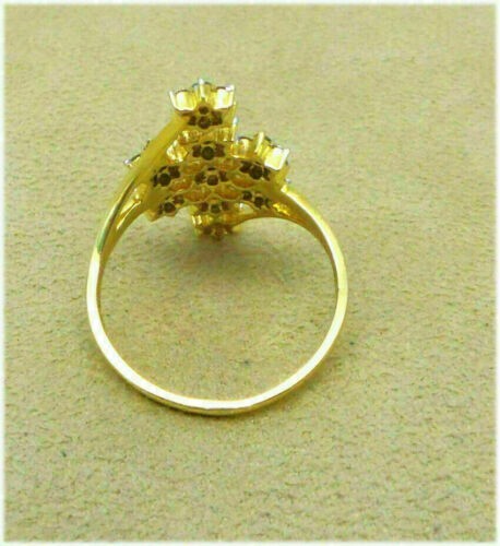 1.75 Ct Round Cut Cubic Zirconia Engagement Ring Gold Plated Lab-Created - Bild 3 von 8