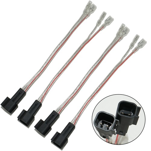 Conector de arnés de cables de altavoz de puerta trasera delantera de auto 4 piezas para Ford Mazda 1998-11 - Imagen 2 de 6