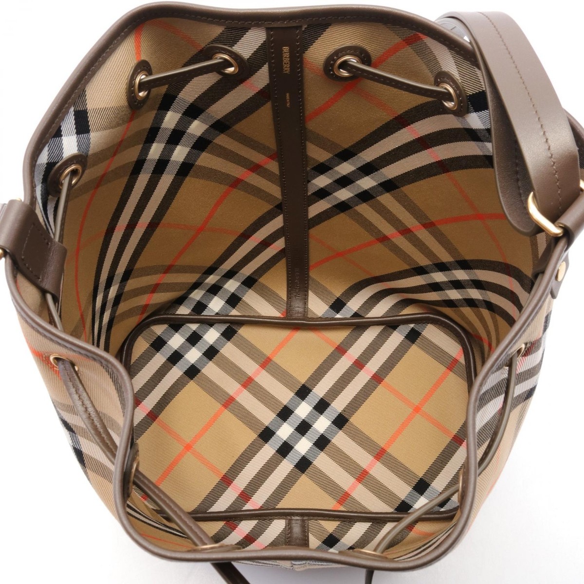 ショルダーバッグ・ポシェット BURBERRY Woman Shoulder bag Beige 8093869 BURBERRY Vintage check Shoulder Bag 8093869 canvas leather