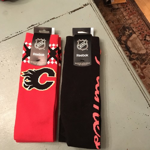 Calgary Flamed , Adult Headwear/ Knits/socks, Lot, New, Reebok - Picture 4 of 12