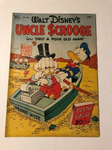 UNCLE-SCROOGE-1-FOUR-COLOR-386-Barks-ONLY-A-POOR-OLD-MAN-Disney-1952