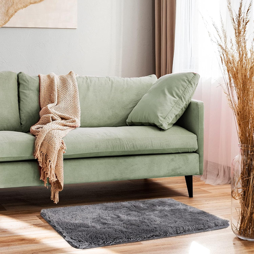 Alfombras pequeñas Ophanie para dormitorio, mini alfombra antideslizante 2X3, gripe asequible - Imagen 6 de 12