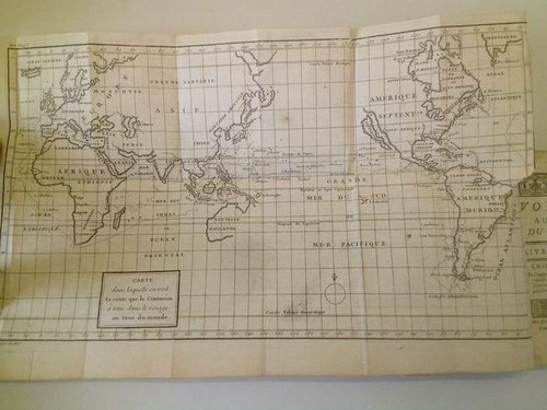 Voyage autour du monde fait dans les années1740/41/42/43/44 George Anson-1750 - Photo 1/11
