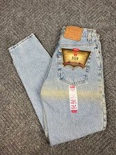 Vintage Levis 550 Jeans Womens Size 9 Blue Denim Relaxed Fit Tapered NWT